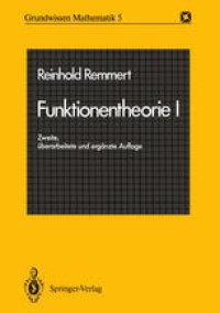 cover of the book Funktionentheorie I