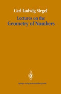 cover of the book Lectures on the Geometry of Numbers