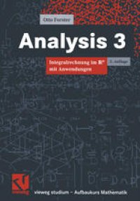 cover of the book Analysis: Integralrechnung im ℝn mit Anwendungen