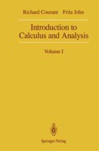 cover of the book Introduction to Calculus and Analysis: Volume I