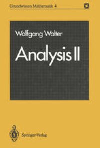 cover of the book Analysis II