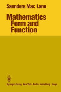 cover of the book Mathematics Form and Function