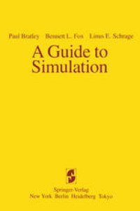 cover of the book A Guide to Simulation