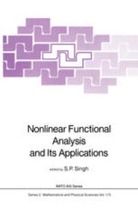 cover of the book Nonlinear Functional Analysis and Its Applications