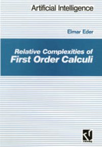 cover of the book Relative Complexities of First Order Calculi