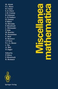 cover of the book Miscellanea Mathematica