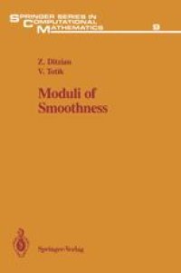 cover of the book Moduli of Smoothness