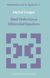 cover of the book Third Order Linear Differential Equations