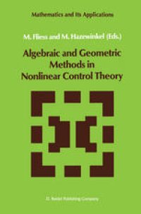 cover of the book Algebraic and Geometric Methods in Nonlinear Control Theory