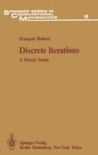 cover of the book Discrete Iterations: A Metric Study