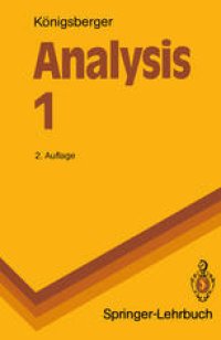 cover of the book Analysis 1