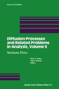 cover of the book Diffusion Processes and Related Problems in Analysis, Volume II: Stochastic Flows