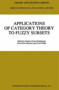 cover of the book Applications of Category Theory to Fuzzy Subsets