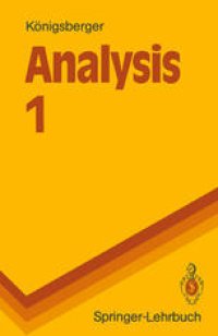 cover of the book Analysis 1