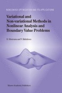 cover of the book Variational and Non-variational Methods in Nonlinear Analysis and Boundary Value Problems