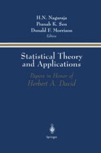 cover of the book Statistical Theory and Applications: Papers in Honor of Herbert A. David