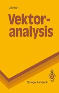 cover of the book Vektoranalysis