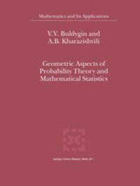 cover of the book Geometric Aspects of Probability Theory and Mathematical Statistics