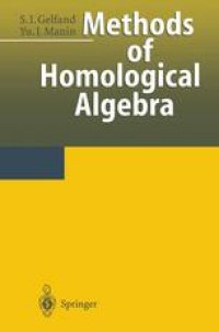 cover of the book Methods of Homological Algebra