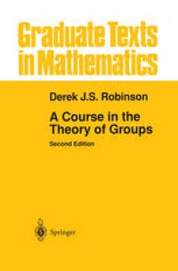 cover of the book A Course in the Theory of Groups