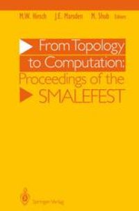 cover of the book From Topology to Computation: Proceedings of the Smalefest