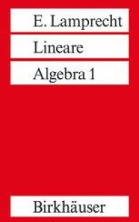 cover of the book Lineare Algebra 1