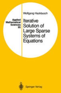 cover of the book Iterative Solution of Large Sparse Systems of Equations