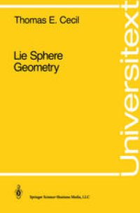 cover of the book Lie Sphere Geometry: With Applications to Submanifolds