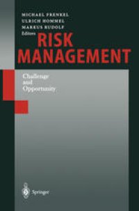 cover of the book Risk Management: Challenge and Opportunity