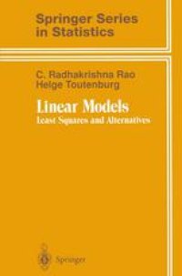 cover of the book Linear Models: Least Squares and Alternatives