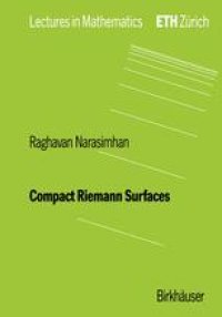 cover of the book Compact Riemann Surfaces