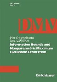 cover of the book Information Bounds and Nonparametric Maximum Likelihood Estimation