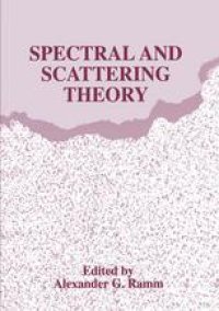 cover of the book Spectral and Scattering Theory