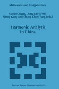 cover of the book Harmonic Analysis in China