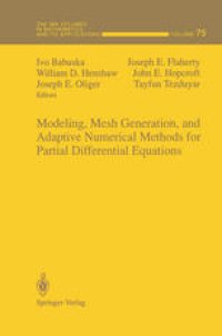 cover of the book Modeling, Mesh Generation, and Adaptive Numerical Methods for Partial Differential Equations