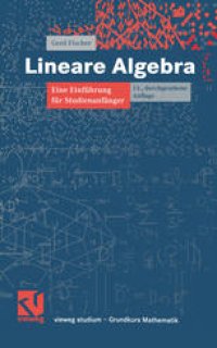 cover of the book Lineare Algebra: Eine Einführung für Studienanfänger