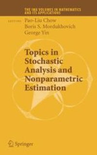 cover of the book Topics in Stochastic Analysis and Nonparametric Estimation