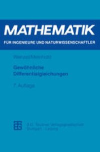 cover of the book Gewöhnliche Differentialgleichungen