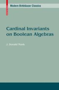 cover of the book Cardinal Invariants on Boolean Algebras