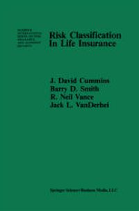 cover of the book Risk Classification in Life Insurance