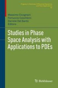 cover of the book Studies in Phase Space Analysis with Applications to PDEs