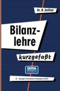 cover of the book Bilanzlehre — kurzgefaßt