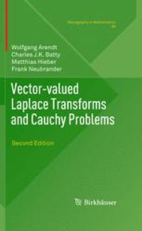 cover of the book Vector-valued Laplace Transforms and Cauchy Problems: Second Edition