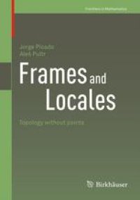 cover of the book Frames and Locales: Topology without points