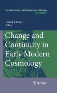 cover of the book Change and Continuity in Early Modern Cosmology