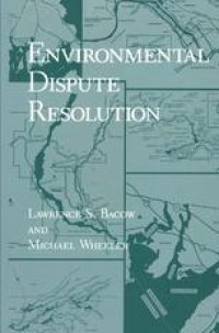 cover of the book Environmental Dispute Resolution