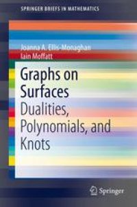 cover of the book Graphs on Surfaces: Dualities, Polynomials, and Knots