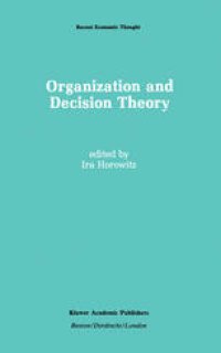 cover of the book Organization and Decision Theory