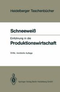 cover of the book Einführung in die Produktionswirtschaft