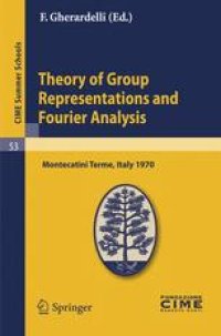 cover of the book Theory of Group Representations and Fourier Analysis